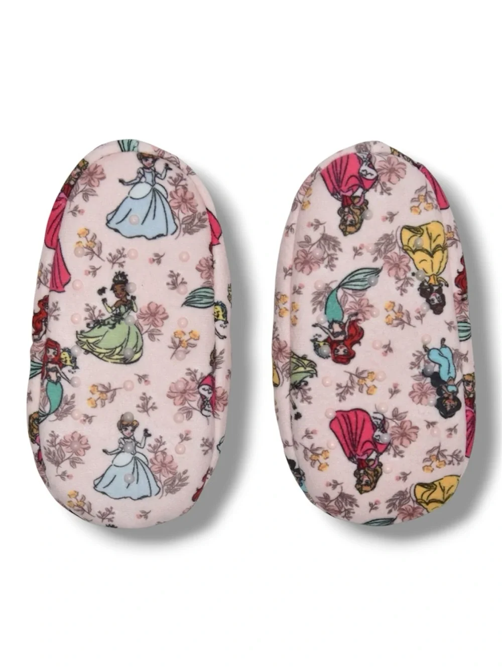 Disney Princesses Toddler Snuggle Toe Slippers - Size 2T - 3T - NWT
